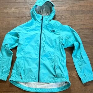 The North Face Women's Aqua Teal Lightweight Hooded Jacket